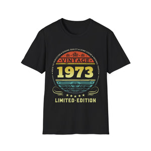 Vintage 1973 Limited Edition 1973 Birthday Shirts for Men Mens T Shirt