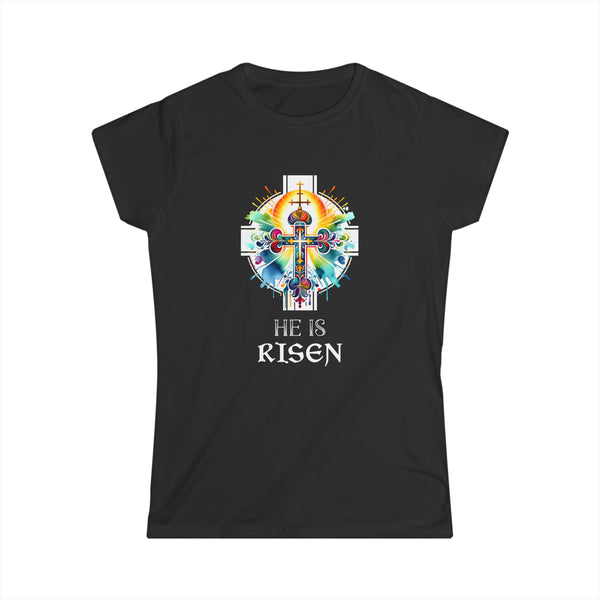 Easter Christian He Is Risen Resurrection Men Women Kids Shirts for Women