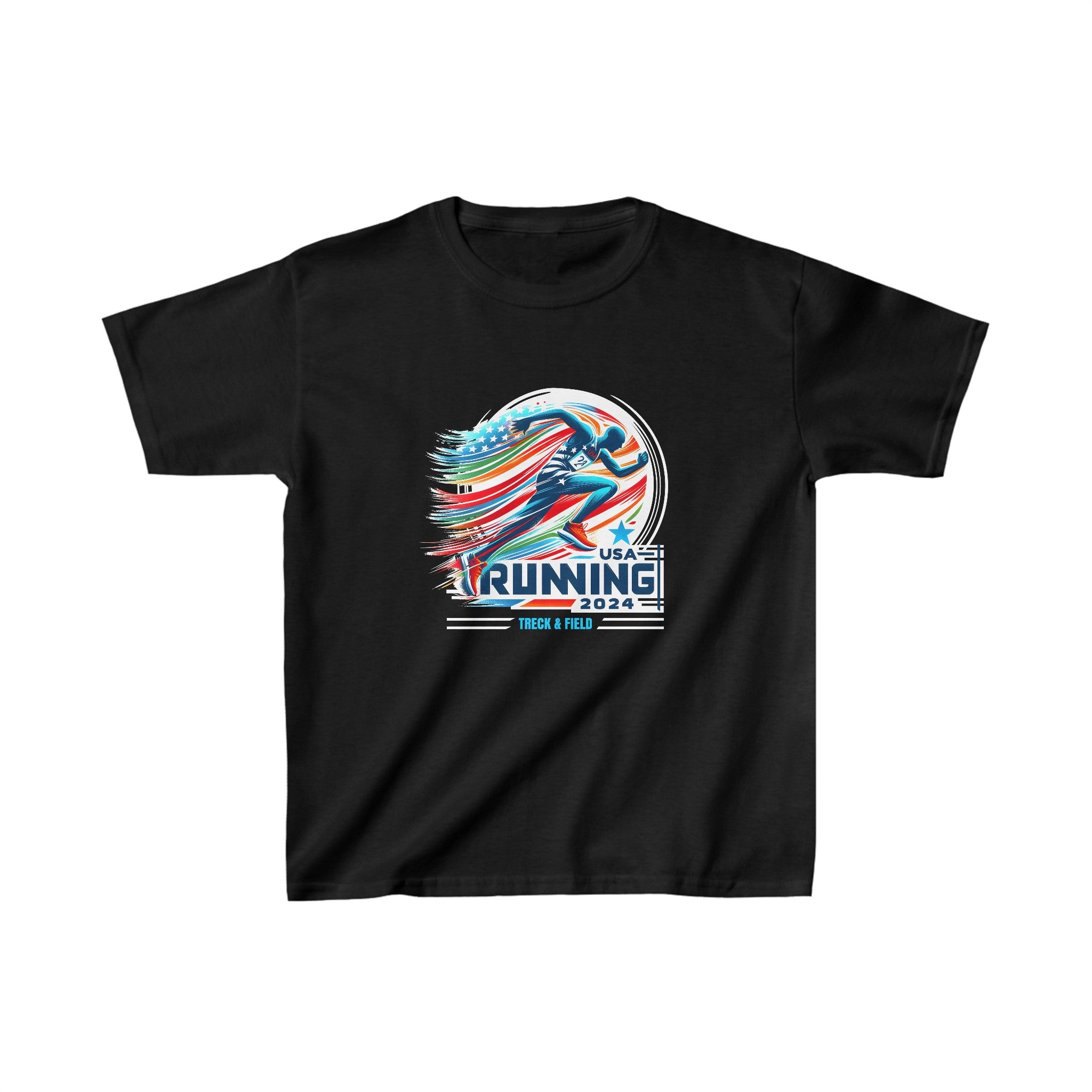 USA 2024 Go United States Running American Sport 2024 USA Boys Shirt