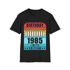 Vintage 1985 TShirt Men Limited Edition BDay 1985 Birthday Mens Tshirts