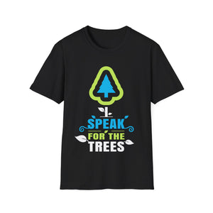 I Speak For The Trees Shirt Gift Environmental Earth Day Mens Tshirts