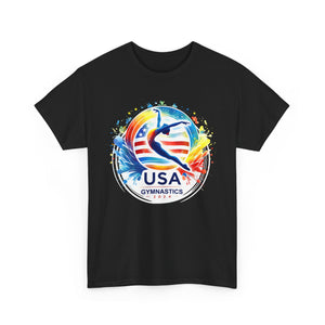 USA 2024 Games United States Gymnastics America 2024 USA Big and Tall Tshirts Shirts for Men