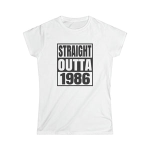 Vintage 1986 TShirt Women Limited Edition BDay 1986 Birthday Womens Shirts