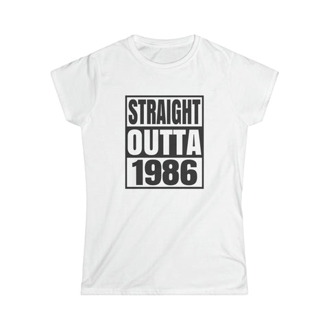 Vintage 1986 TShirt Women Limited Edition BDay 1986 Birthday Womens Shirts