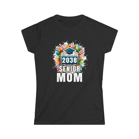 Senior 2038 Senior Mom Senior 2024 Parent Class of 2038 Womens Shirt