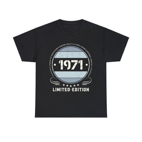 Vintage 1971 T Shirts for Men Retro Funny 1971 Birthday Men Shirts Big and Tall Plus Size