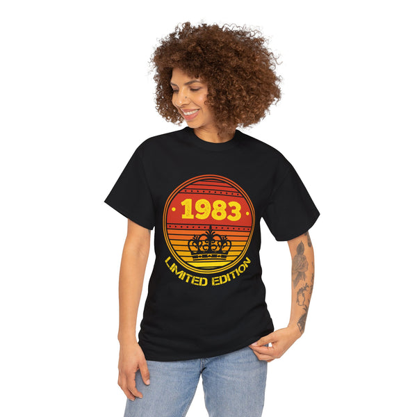 Vintage 1983 TShirt Women Limited Edition BDay 1983 Birthday Women Shirts Plus Size