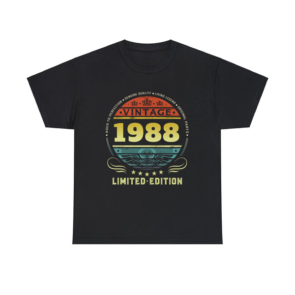 Vintage 1988 Limited Edition 1988 Birthday Shirts for Women Plus Size Shirts for Women