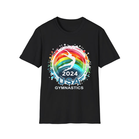 USA 2024 Games United States Gymnastics America 2024 USA Mens T Shirts