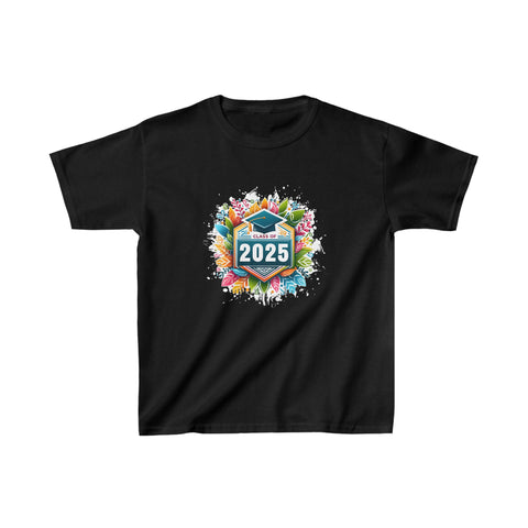 Class of 2025 Grow With Me Graduation 2025 Boys T Shirts