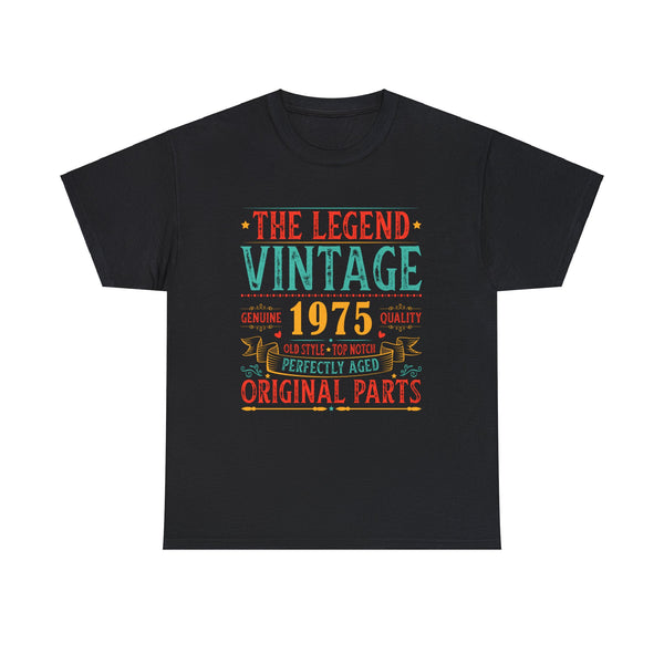 Vintage 1975 TShirt Men Limited Edition BDay 1975 Birthday Mens Shirt Plus Size Big and Tall