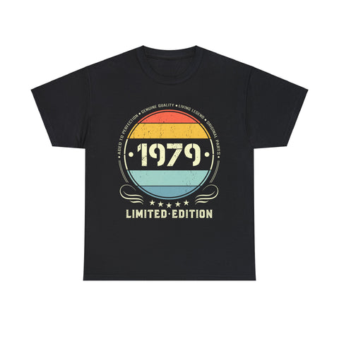 Vintage 1979 Limited Edition 1979 Birthday Shirts for Men Men Shirts Big and Tall Plus Size