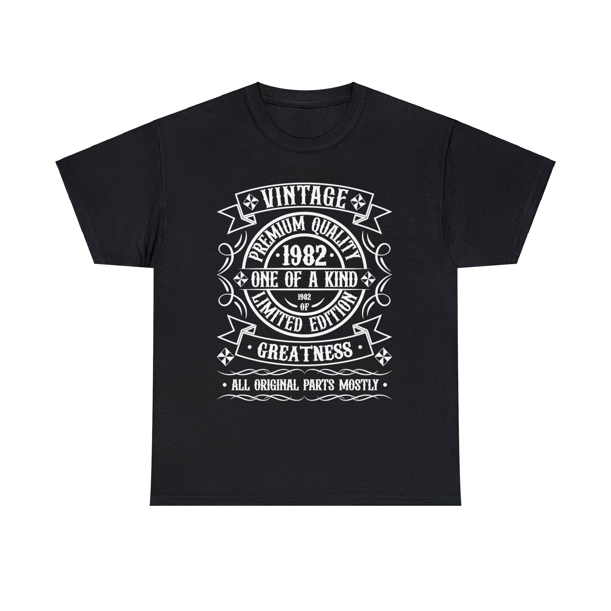 Vintage 1982 T Shirts for Men Retro Funny 1982 Birthday Shirts for Men Plus Size Big and Tall