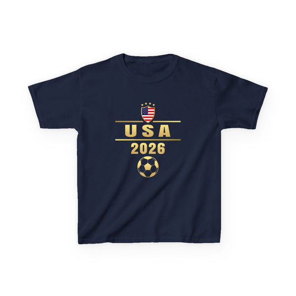 USA 2026 United States Sport USA Team 2026 Player 2026 USA T-Shirts for Kids Boys Girls