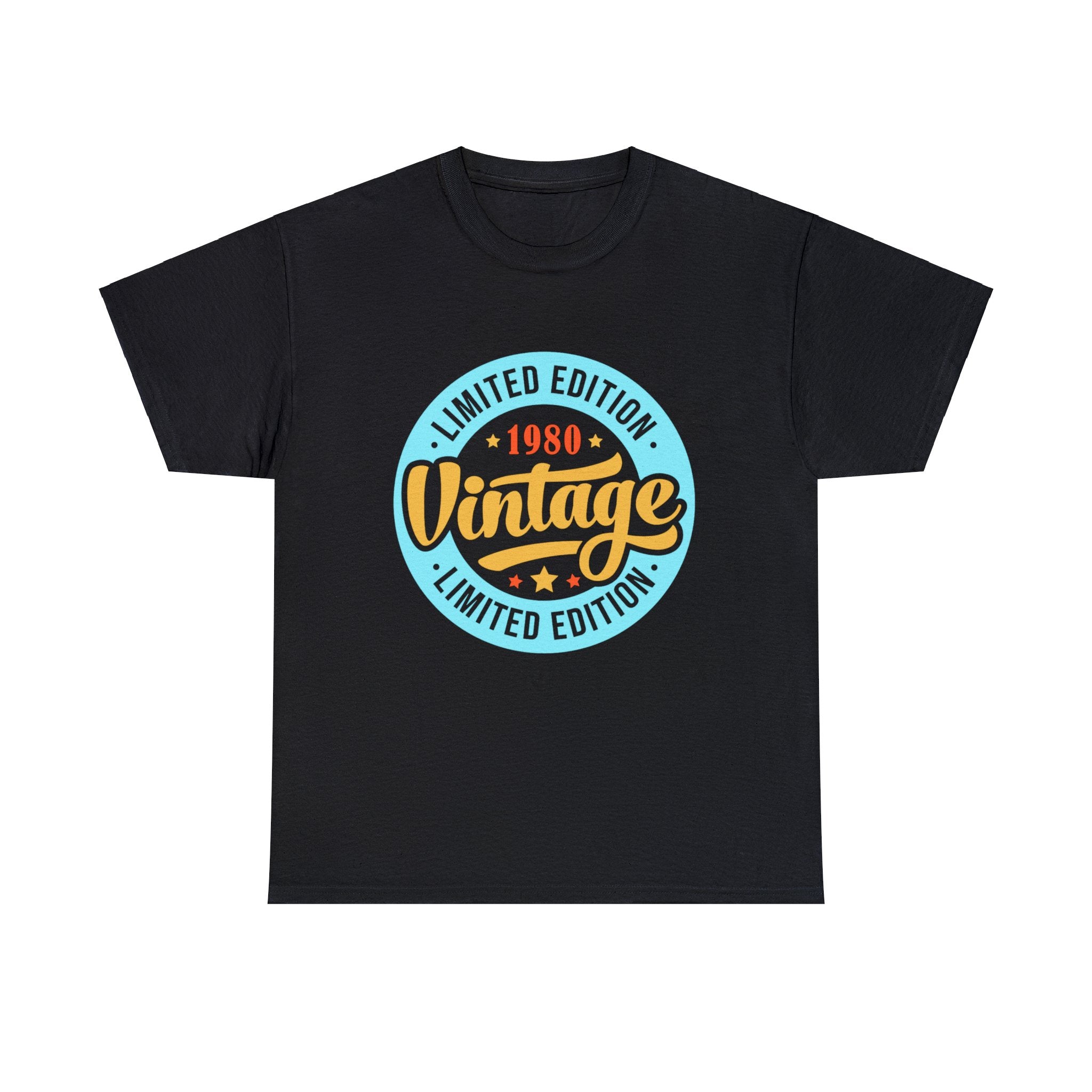 Vintage 1980 TShirt Men Limited Edition BDay 1980 Birthday Mens T Shirts Plus Size Big and Tall