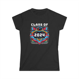 Class of 2024 Grow With Me TShirt First Day of School Women Tops