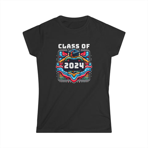 Class of 2024 Grow With Me TShirt First Day of School Women Tops