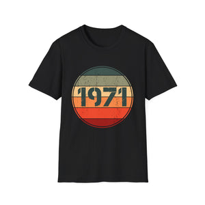 Vintage 1971 Birthday Shirts for Men Funny 1971 Birthday Mens Shirts