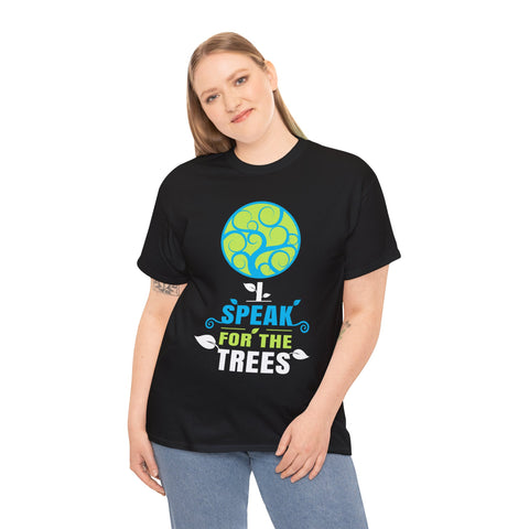 I Speak For Trees Earth Day Save Earth Inspiration Hippie Womens Plus Size Tops