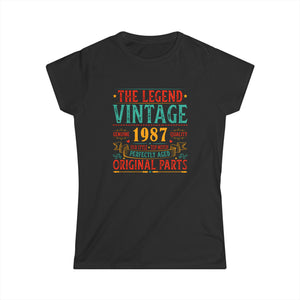 Vintage 1987 TShirt Women Limited Edition BDay 1987 Birthday Shirts for Women