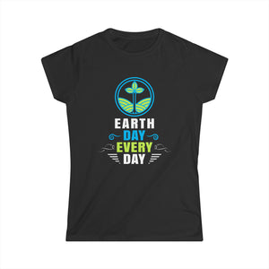 Earth Day Climate Everyday Awareness Planet Animal Earth Day Women Shirts