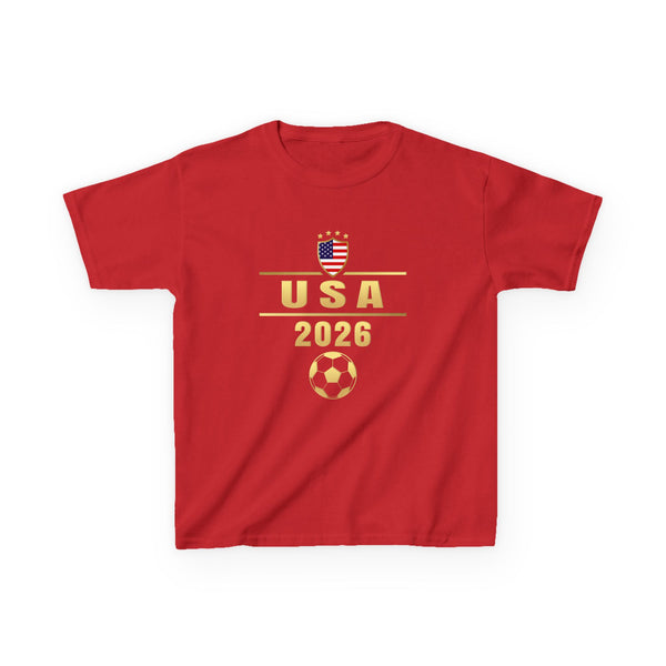 USA 2026 United States Sport USA Team 2026 Player 2026 USA T-Shirts for Kids Boys Girls