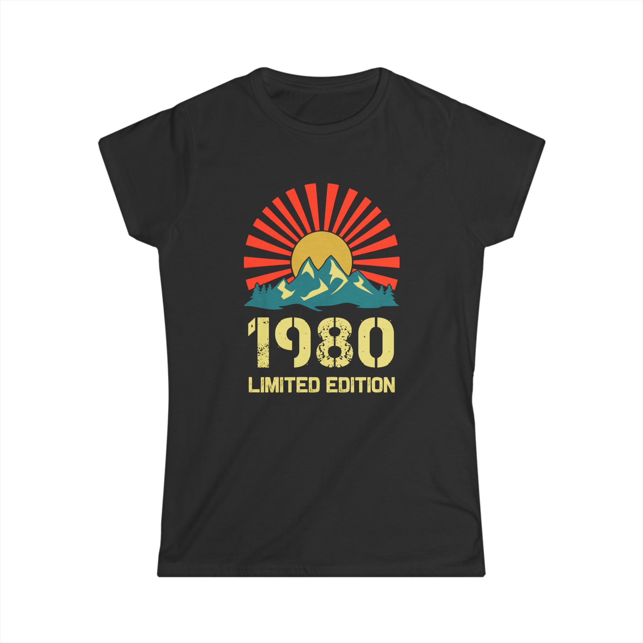 Vintage 1980 Limited Edition 1980 Birthday Shirts for Women Women Tops