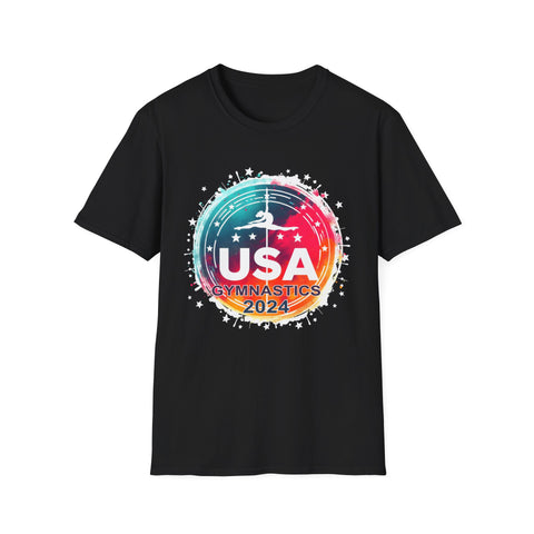 USA 2024 Games United States Gymnastics America 2024 USA Men Shirts