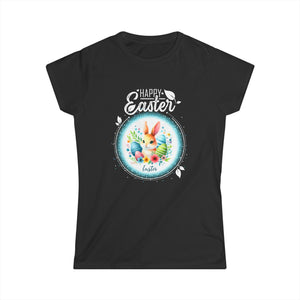 Easter Outfits for Women Easter Tshirt Rabbit Womens Easter Women Shirts