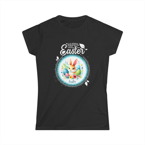 Easter Outfits for Women Easter Tshirt Rabbit Womens Easter Women Shirts