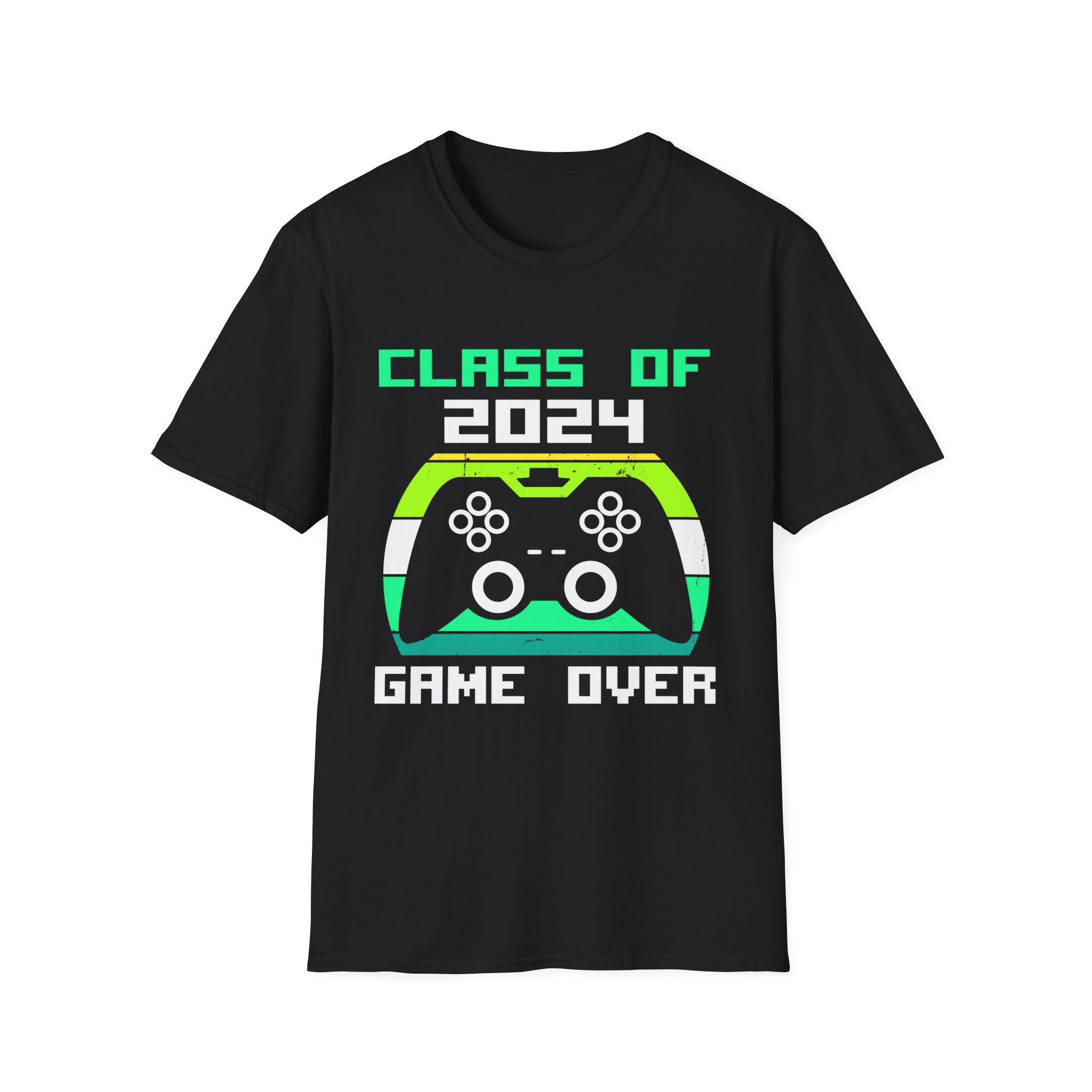 Senior 2024 Gaming Funny Class Of 2024 Tshirt 2024 Gamer Shirts for Men