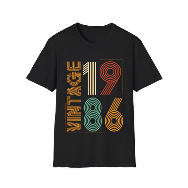 Vintage 1986 TShirt Men Limited Edition BDay 1986 Birthday Men Shirts