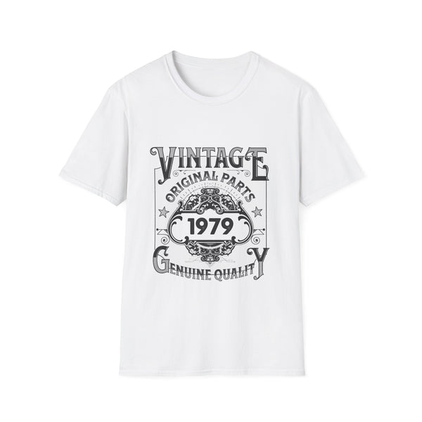 Vintage 1979 TShirt Men Limited Edition BDay 1979 Birthday Shirts for Men