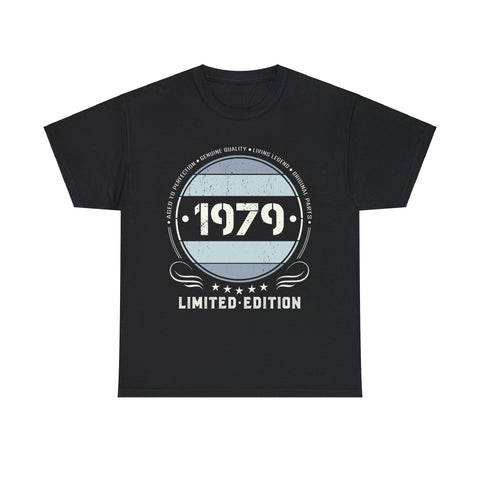 Vintage 1979 T Shirts for Men Retro Funny 1979 Birthday Shirts for Men Plus Size Big and Tall