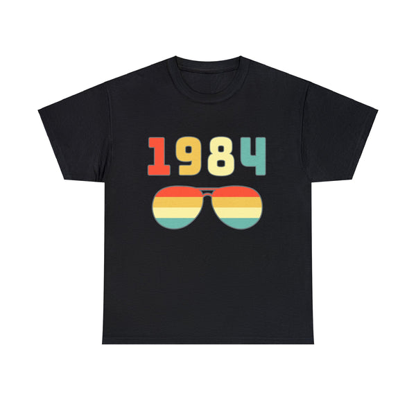 Vintage 1984 T Shirts for Men Retro Funny 1984 Birthday Shirts for Men Plus Size Big and Tall