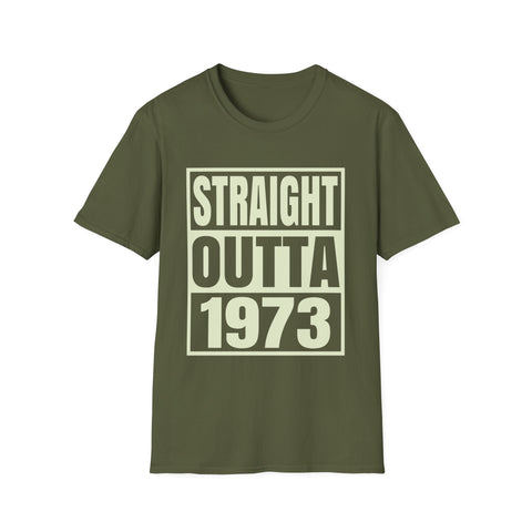 Vintage 1973 TShirt Men Limited Edition BDay 1973 Birthday Shirts for Men