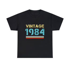 Vintage 1984 T Shirts for Men Retro Funny 1984 Birthday Mens Tshirts for Men Big and Tall