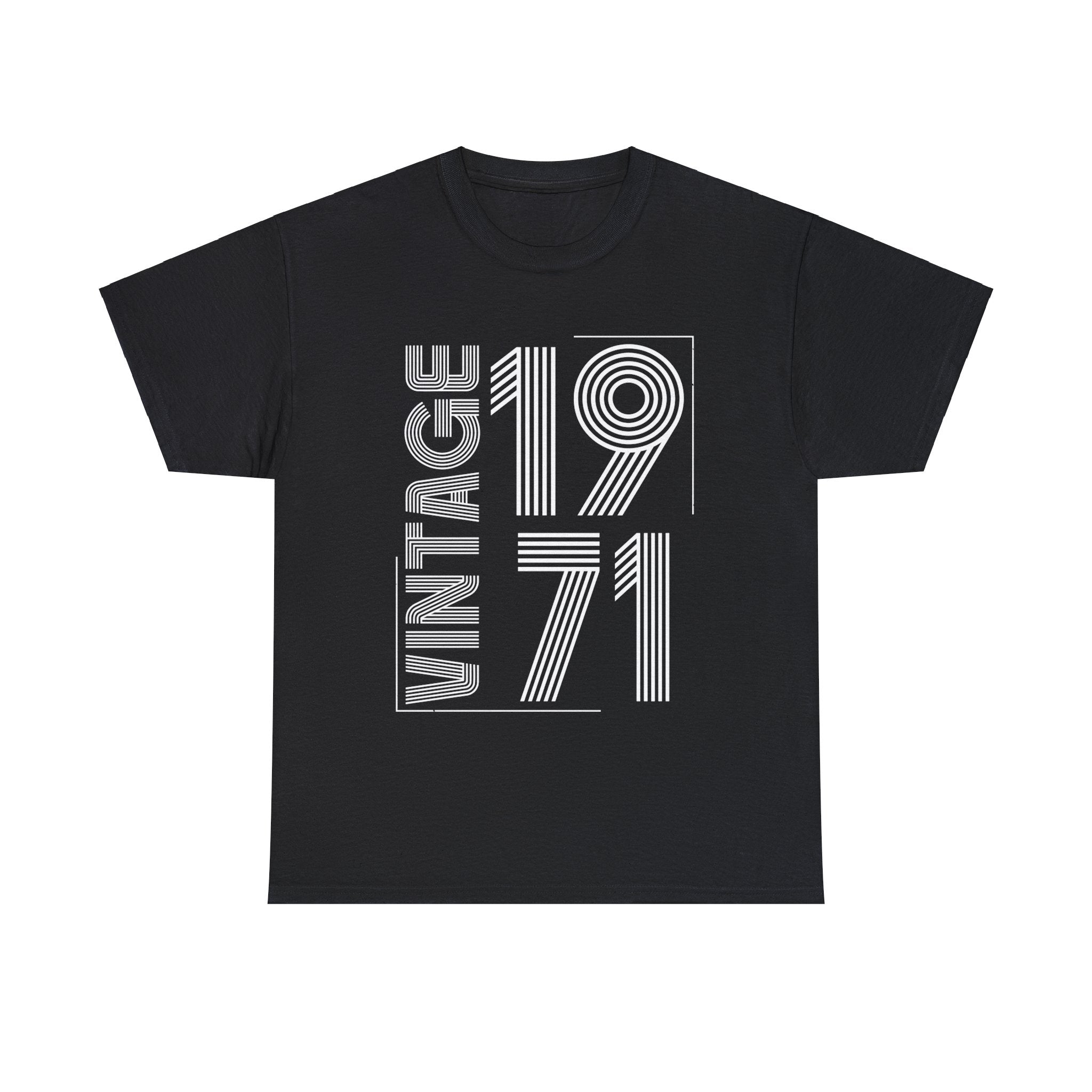 Vintage 1971 T Shirts for Men Retro Funny 1971 Birthday Mens Tshirts for Men Big and Tall