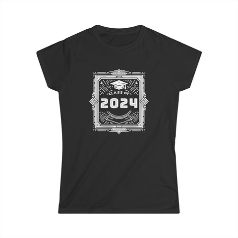 Class of 2024 Grow With Me Graduation 2024 Women Shirts