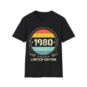 Vintage 1980 Limited Edition 1980 Birthday Shirts for Men Men Shirts