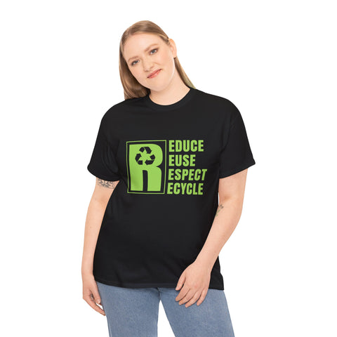 Vintage Green Environment Symbol Novelty Earth Day Environmental Womens Shirt Plus Size