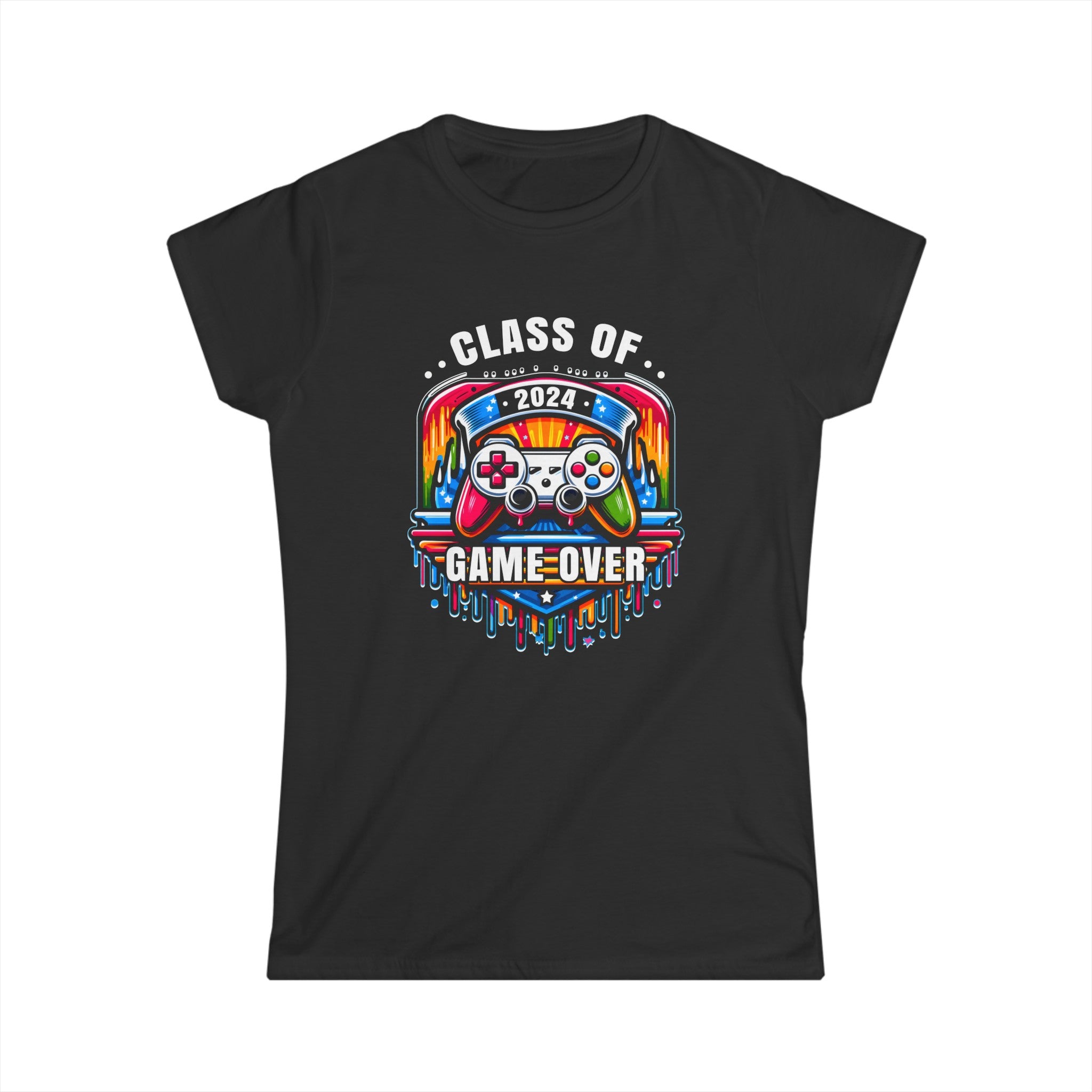 Senior Class of 2024 Gamer Seniors Gaming 2024 Graduation Womens T Shirts