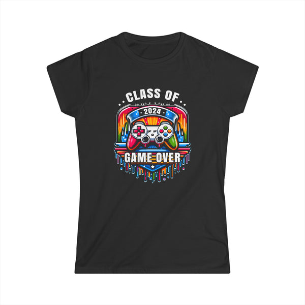 Senior Class of 2024 Gamer Seniors Gaming 2024 Graduation Womens T Shirts