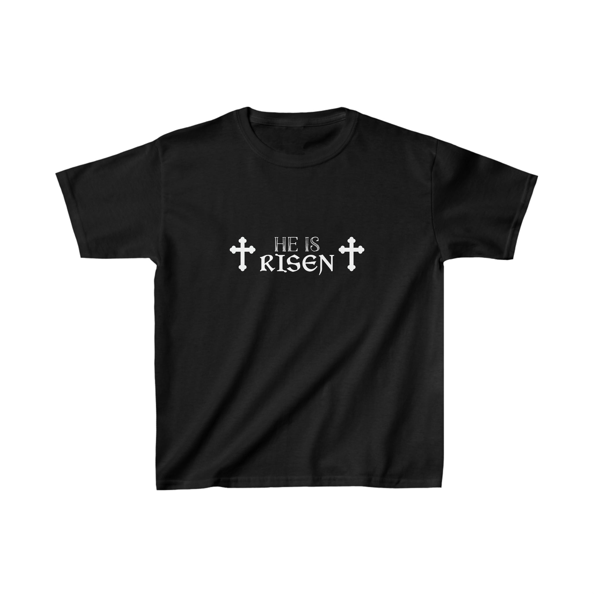 Christ is Risen Greek Russian Eastern Orthodox Pascha Cross Boys Tshirts