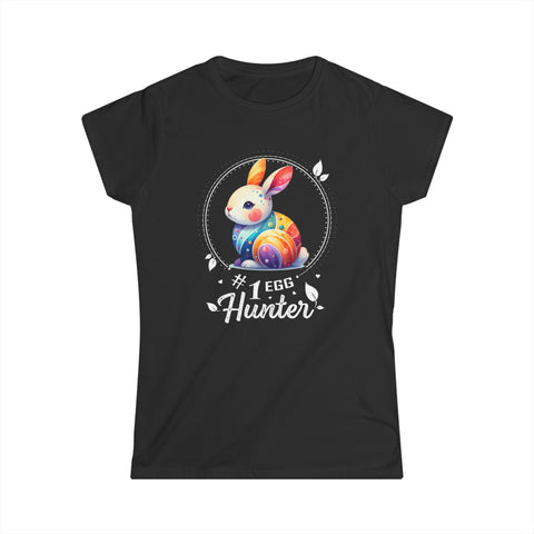 Matching Easter Outfits for Women Easter Shirts Bunny Easter Womens T Shirt