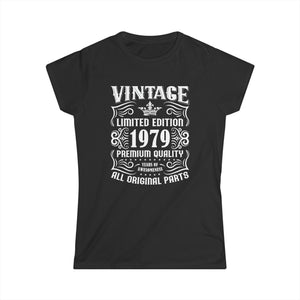 Vintage 1979 TShirt Women Limited Edition BDay 1979 Birthday Womens T Shirts