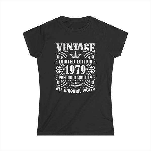 Vintage 1979 TShirt Women Limited Edition BDay 1979 Birthday Womens T Shirts