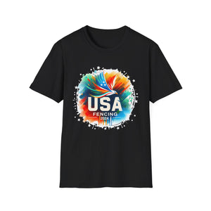 USA 2024 Go United States Fencing USA Sport Games 2024 USA Mens Shirt