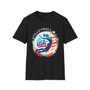 USA 2024 United States American Sport 2024 Volleyball Men Shirts