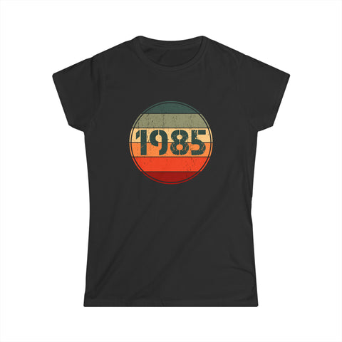 Vintage 1985 Birthday Shirts for Women Funny 1985 Birthday Shirts for Women